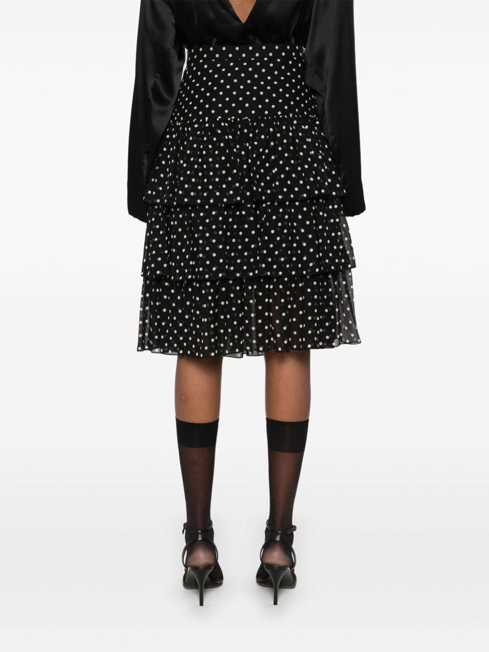 polka-dot mini skirt - 4