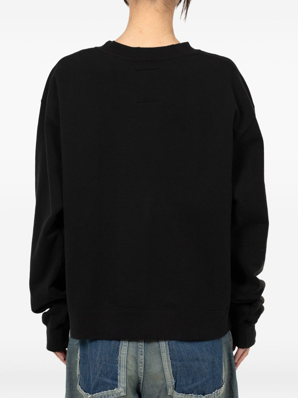 cat-print embellished sweatshirt - 3