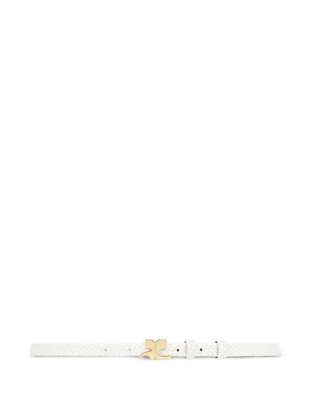 Viper leather belt - 3