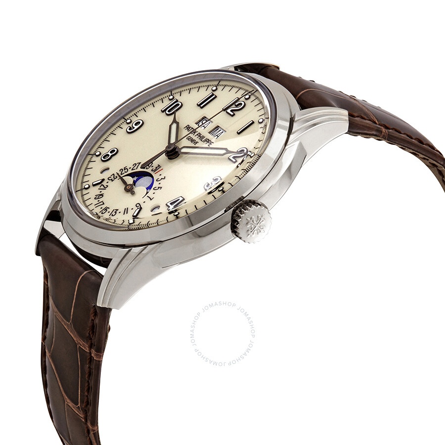 Patek Philippe Grand Complications Lacquered Cream Dial Automatic Men's Perpetual Calendar Watch 532 - 2