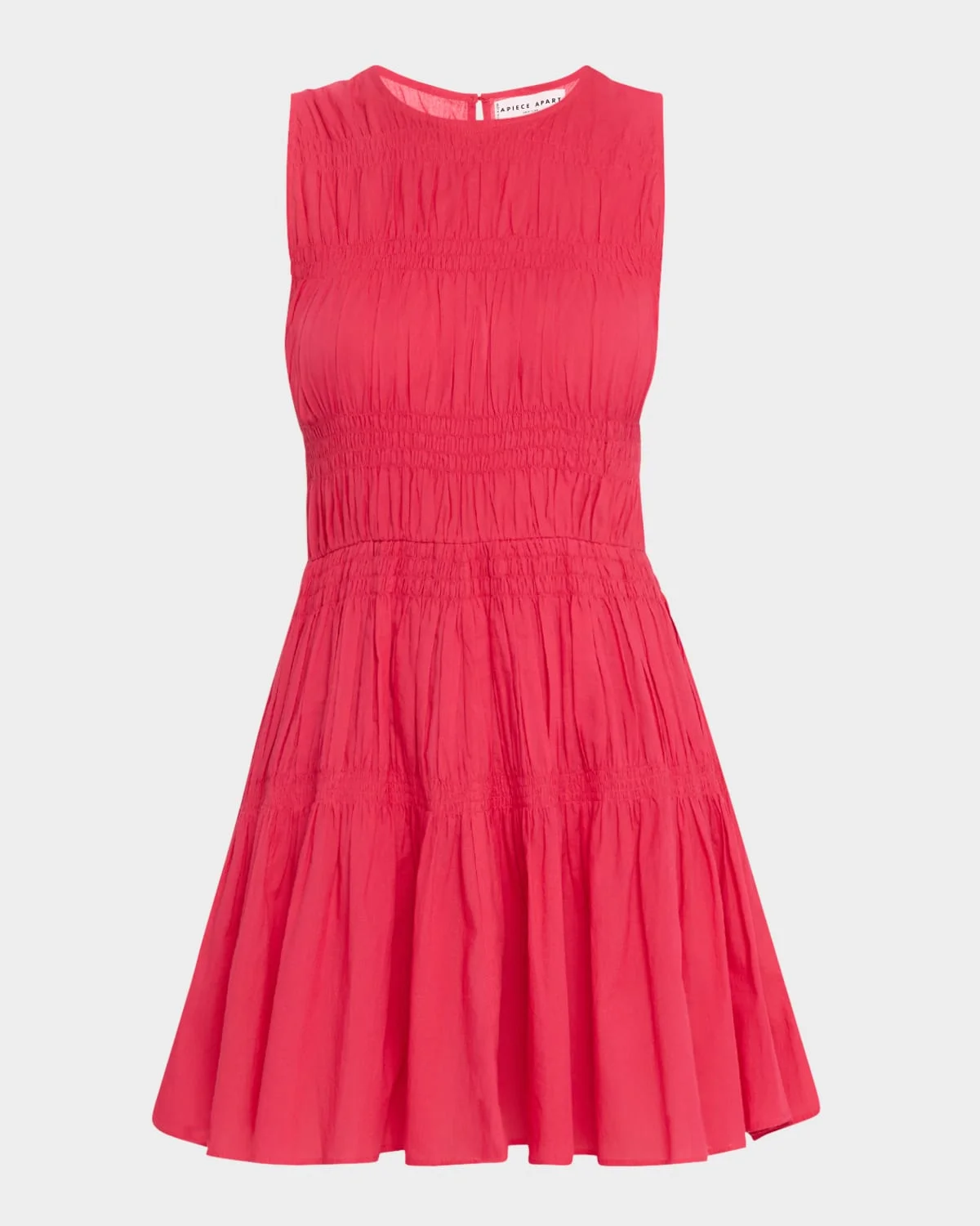 Fabiana Sleeveless Shirred Mini Dress - 1