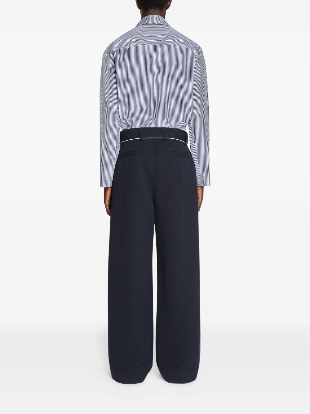 sailor wool trousers - 4
