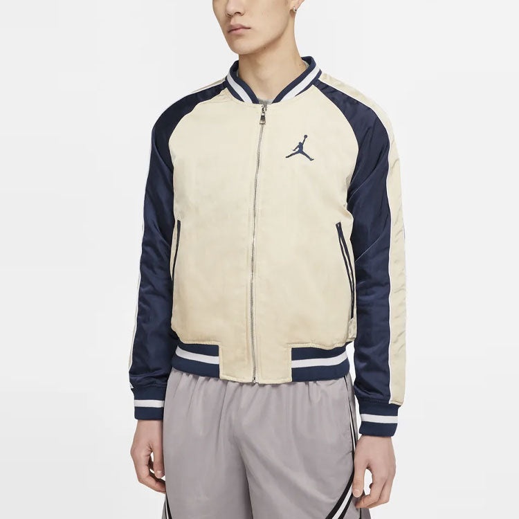 Air Jordan Remastered Souvenir Casual Sports baseball uniform Jacket White CD5772-271 - 4