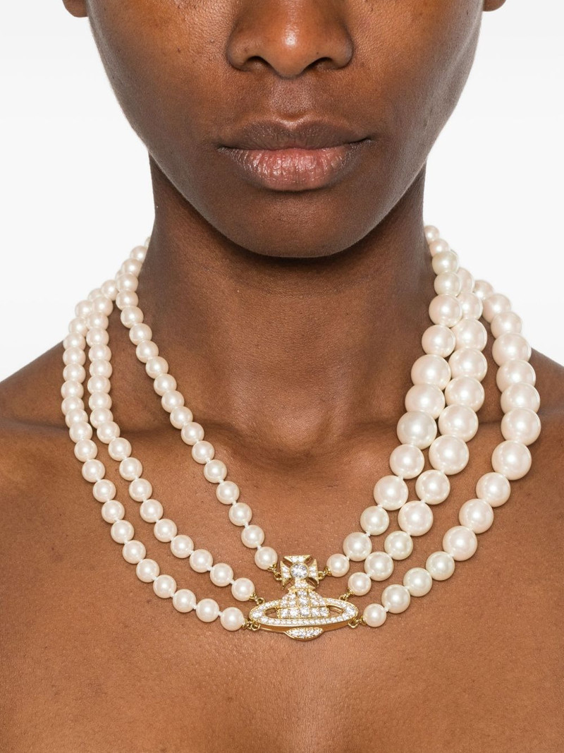 Vivienne Westwood pearl-embellished necklace outlook