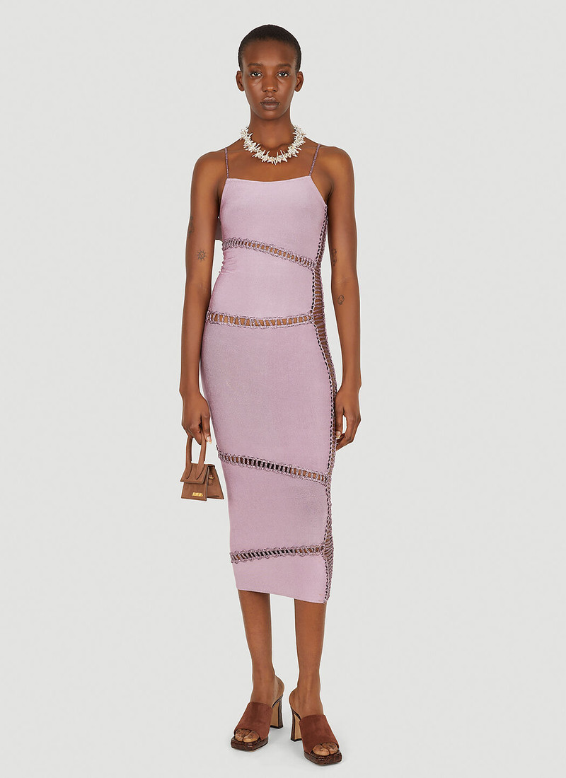 ISA BOULDER Jigsaw Spaghetti Strap Dress outlook