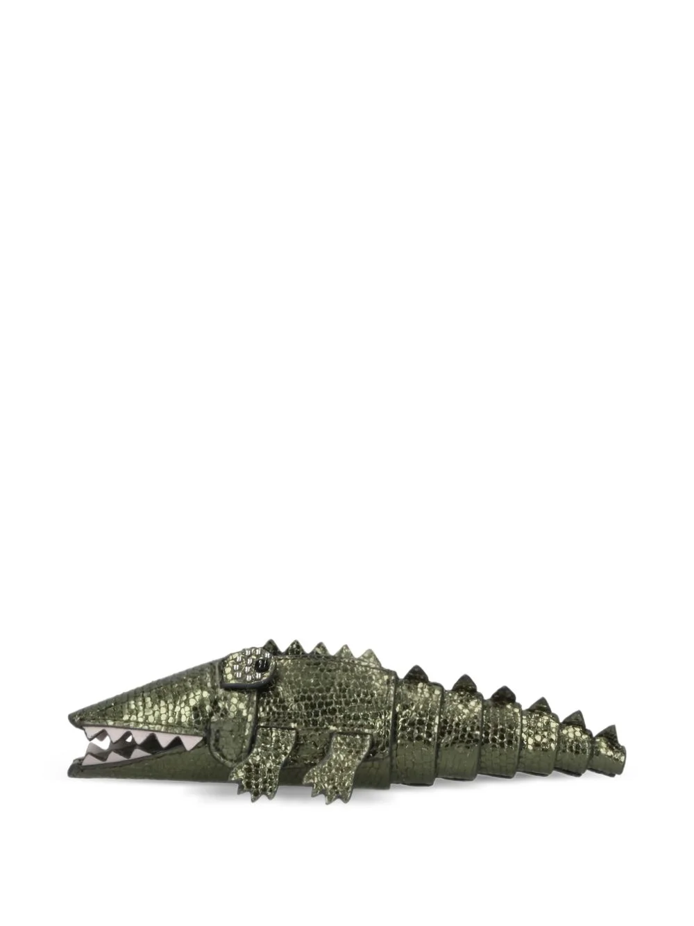 crocodile charm keyring - 1