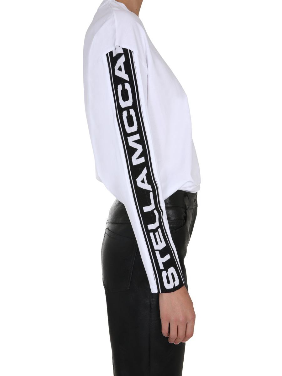 Tシャツ・カットソー Stella McCartney FW20 ROUND NECK T-SHIRT (601854_SMP859000) Stella McCartney White Round Neck T Shirt - Lozuri – LOZURI®