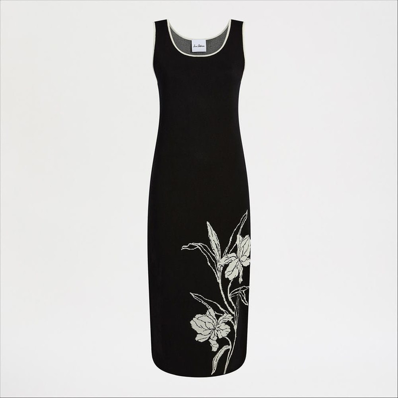 Knit Floral Maxi Dress 1