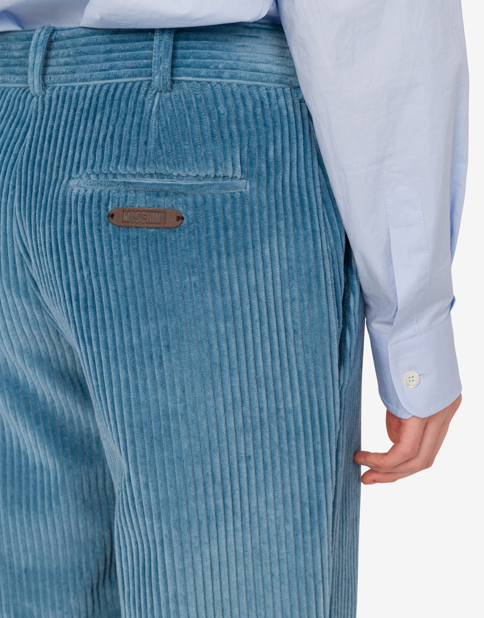 CORDUROY CROP PANTS - 4