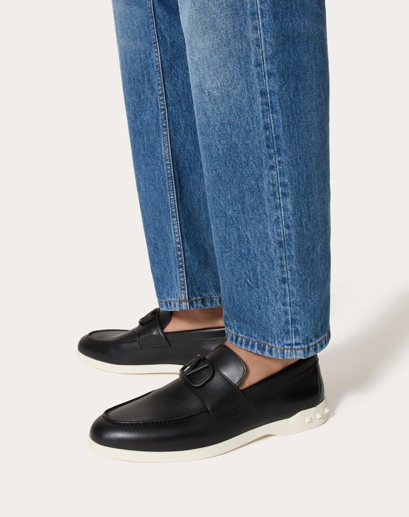 Valentino LEISURE FLOWS CALFSKIN LOAFER outlook