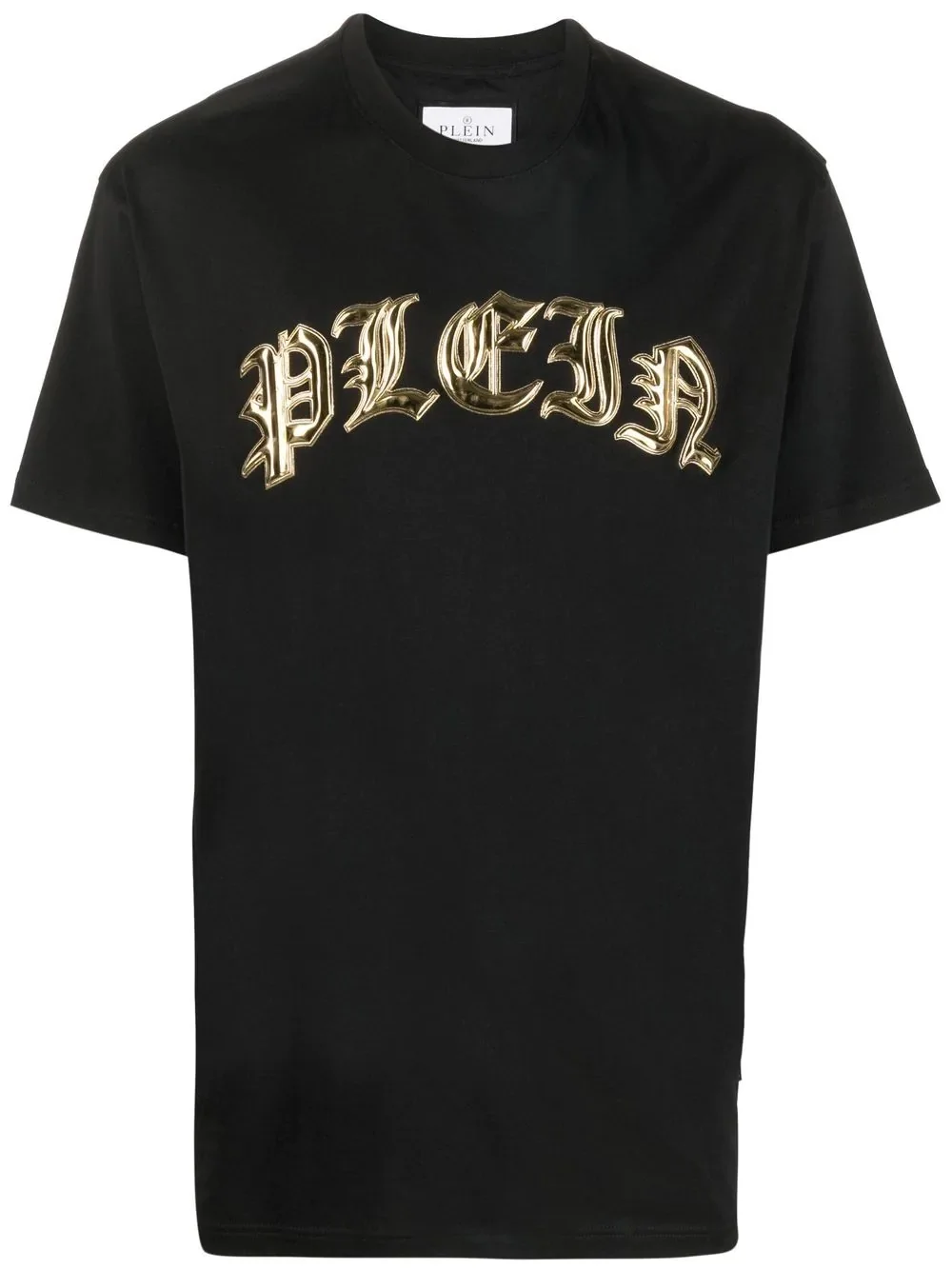 logo-appliqué cotton T-shirt - 1