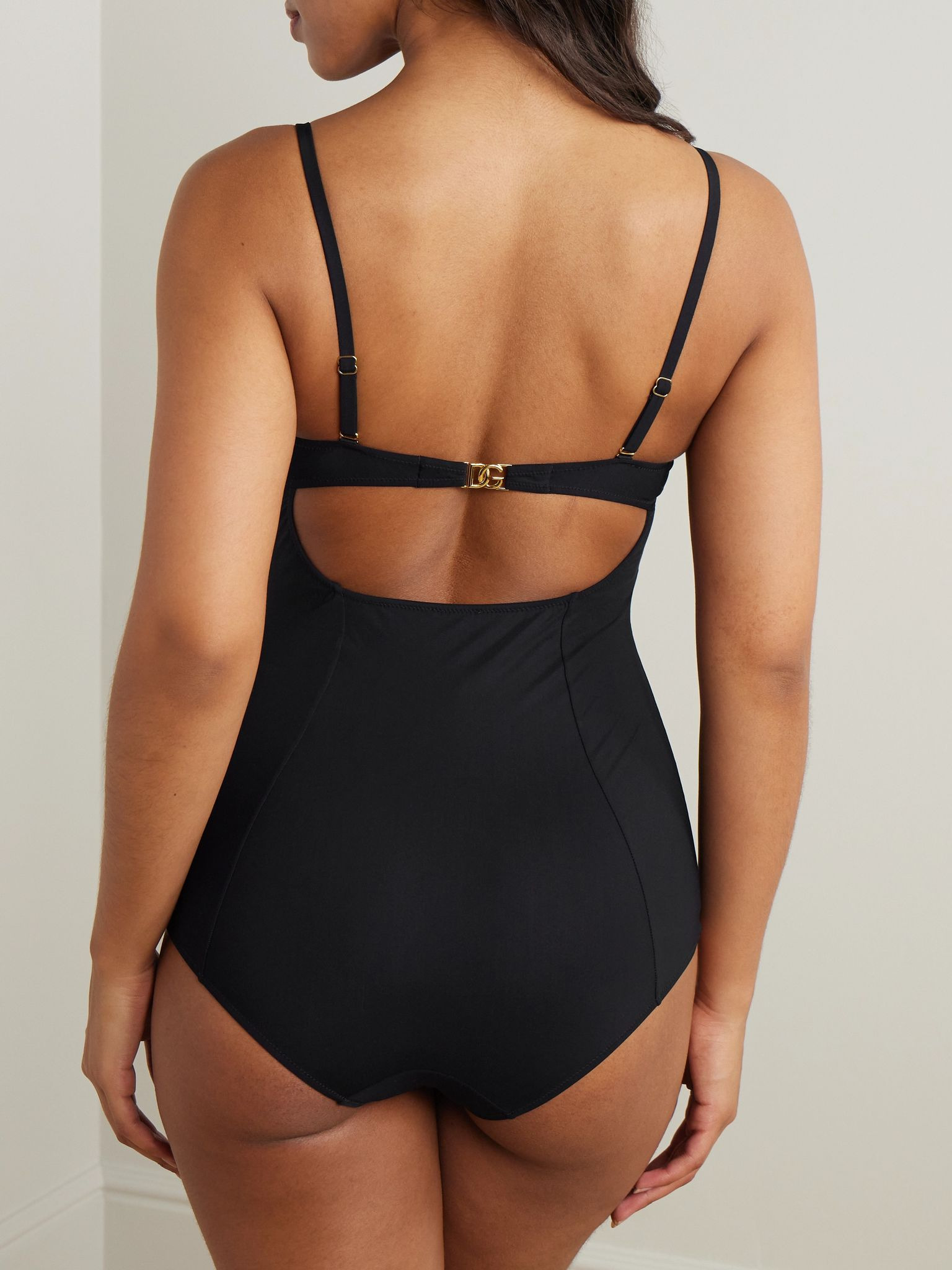 Cutout underwired swimsuit Black - 3