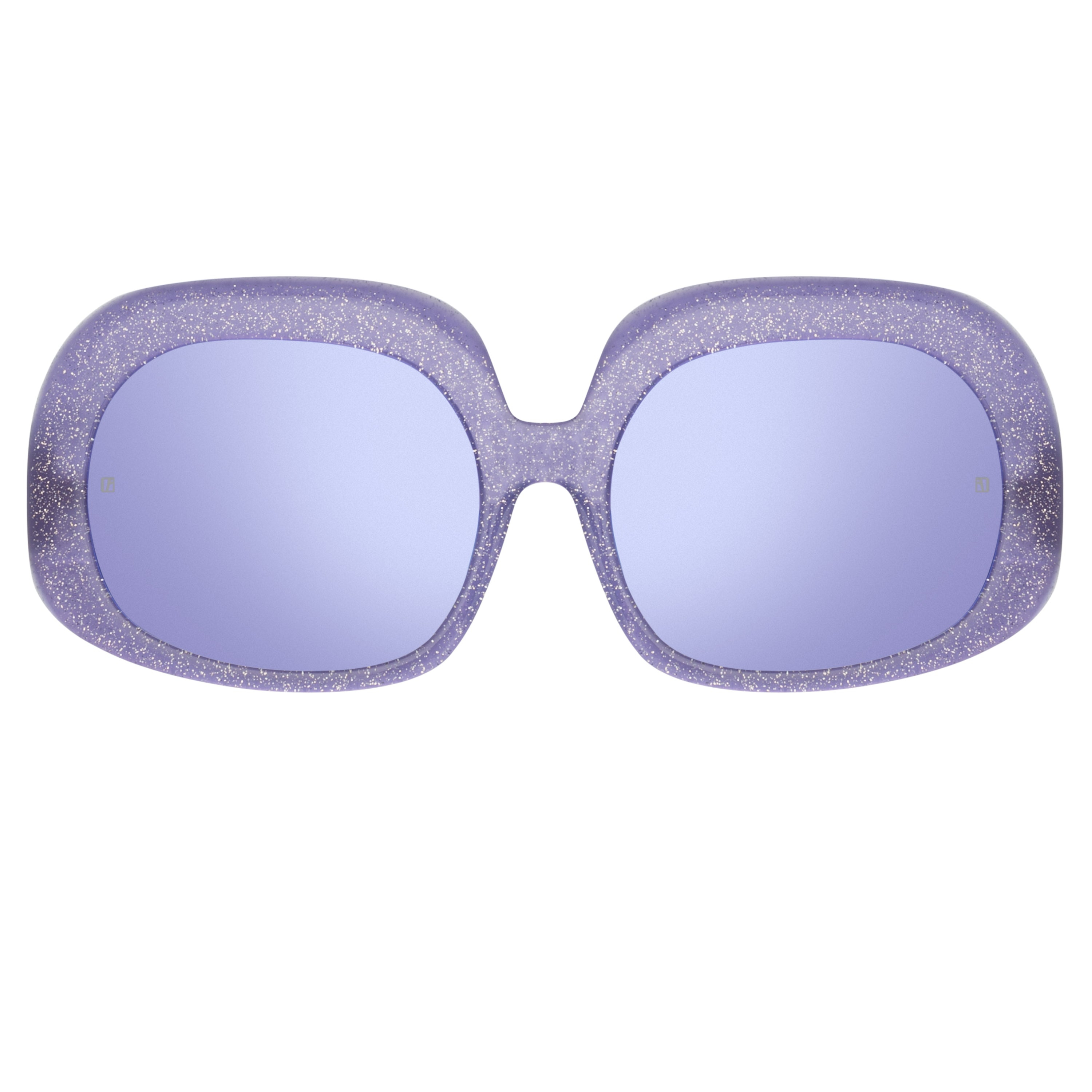 LEA OVERSIZED SUNGLASSES IN PURPLE - 1