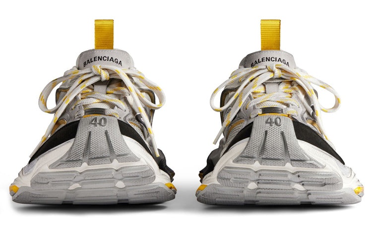 (WMNS) Balenciaga Cargo Sneakers 'Yellow Black Grey' 784339W2MV11170 - 5