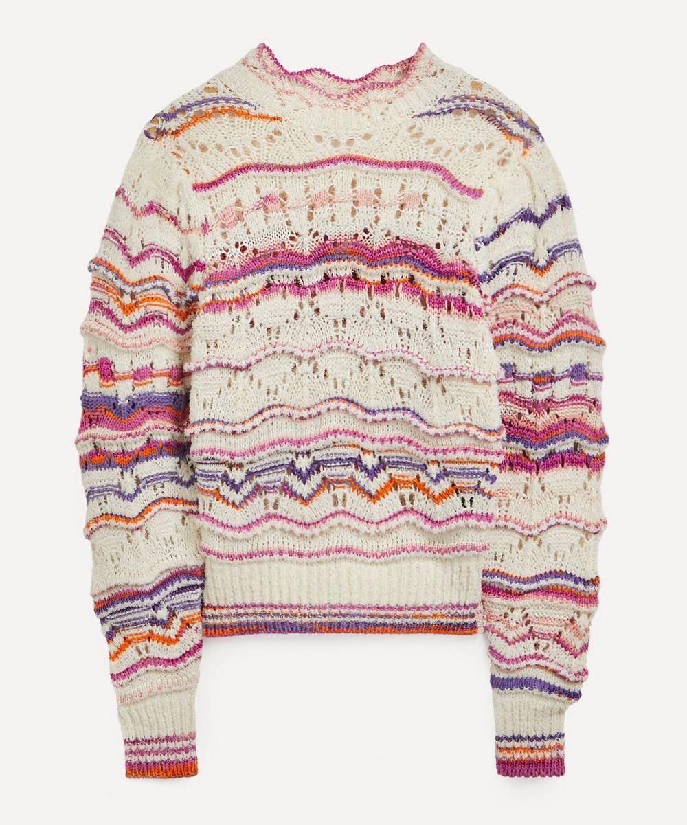 Ambre Rainbow-Stripe Jumper - 1