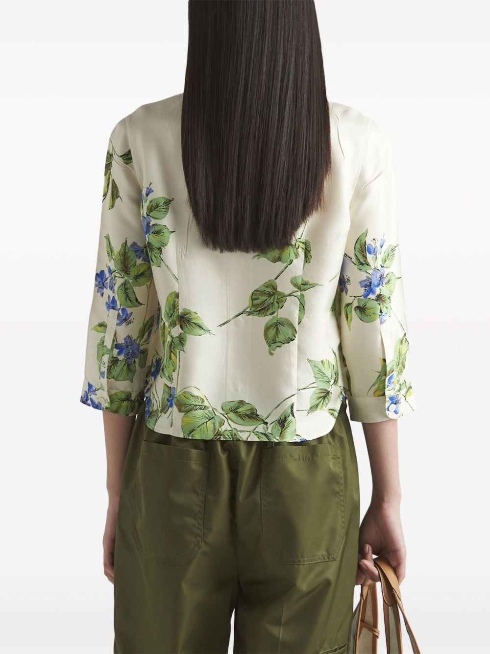 floral-print shirt - 3