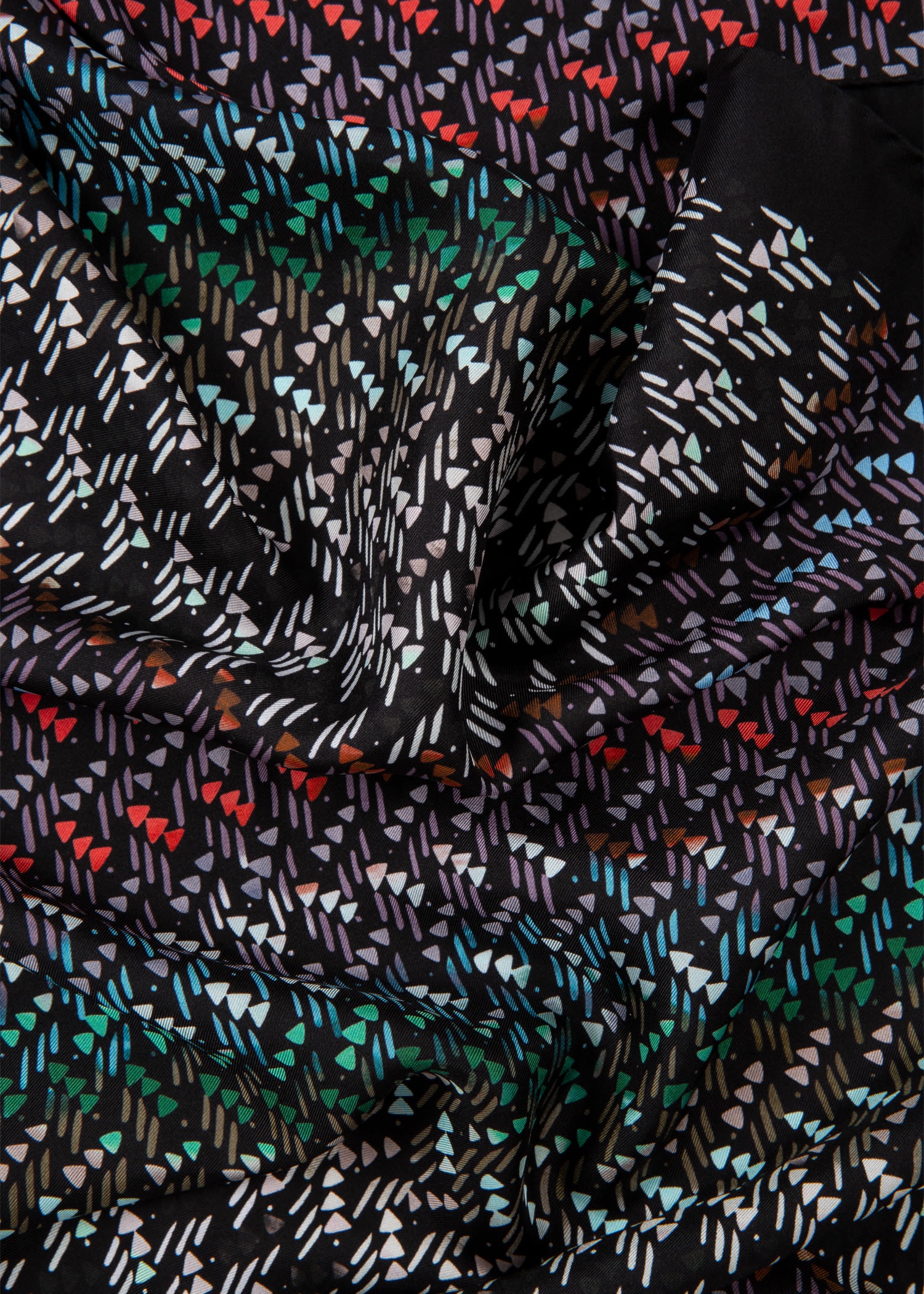 Geometric Print Scarf - 4
