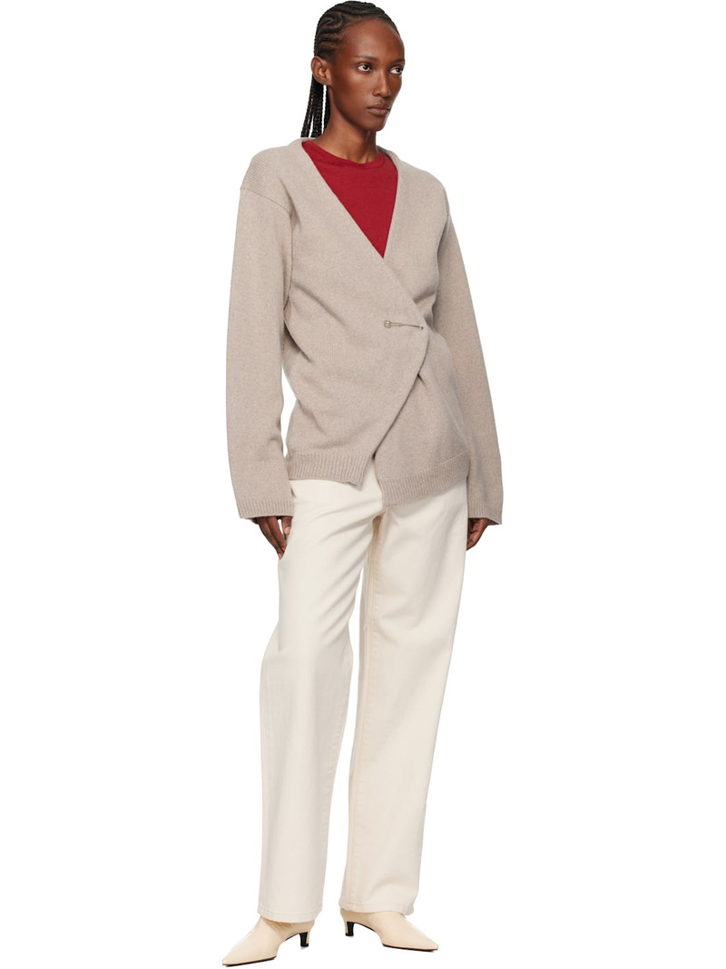 RÓHE Off-White Baggy Fit Jeans outlook