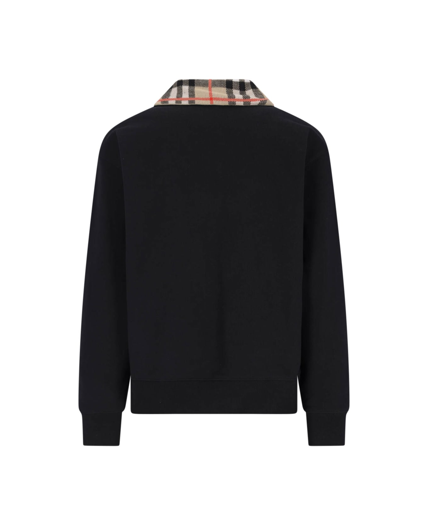 'check' Zip Sweater - 2