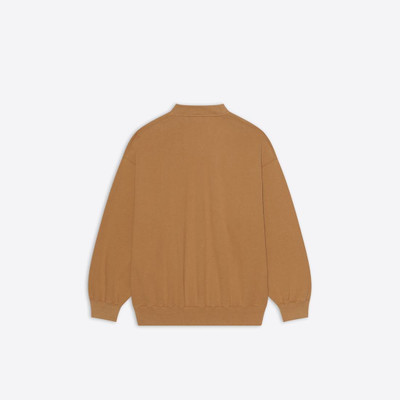 BALENCIAGA Bb Corp Crewneck in Beige outlook