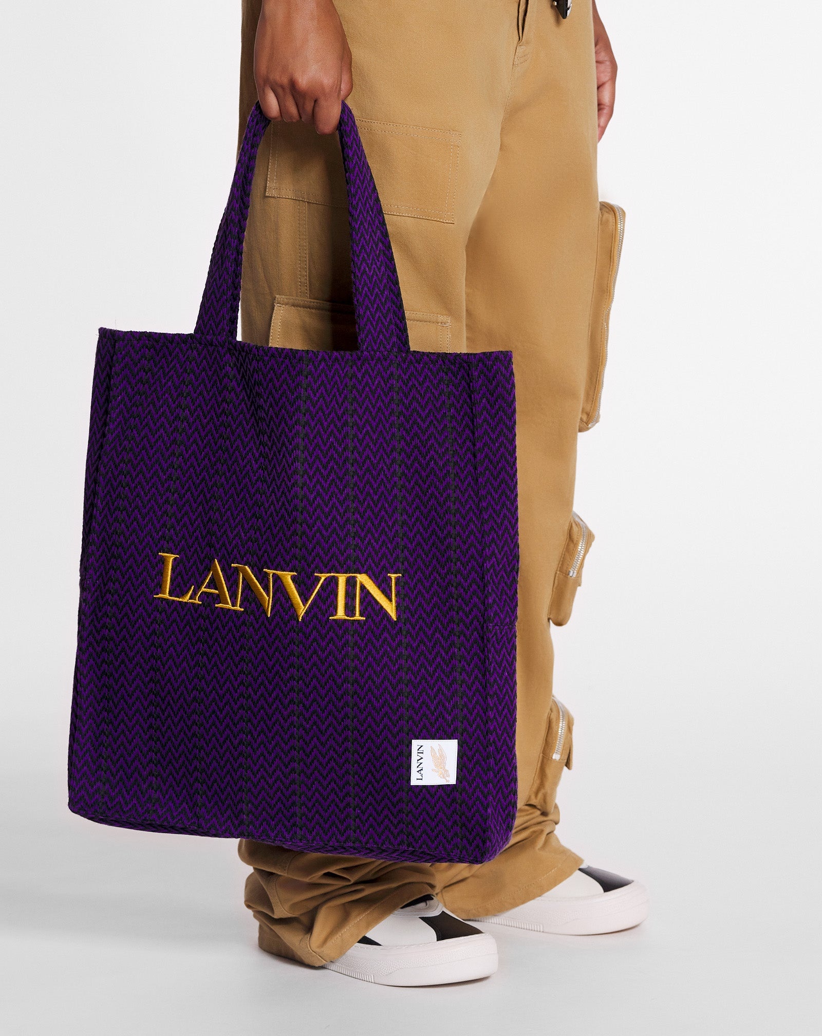 LANVIN X FUTURE CURB COTTON TOTE BAG - 2