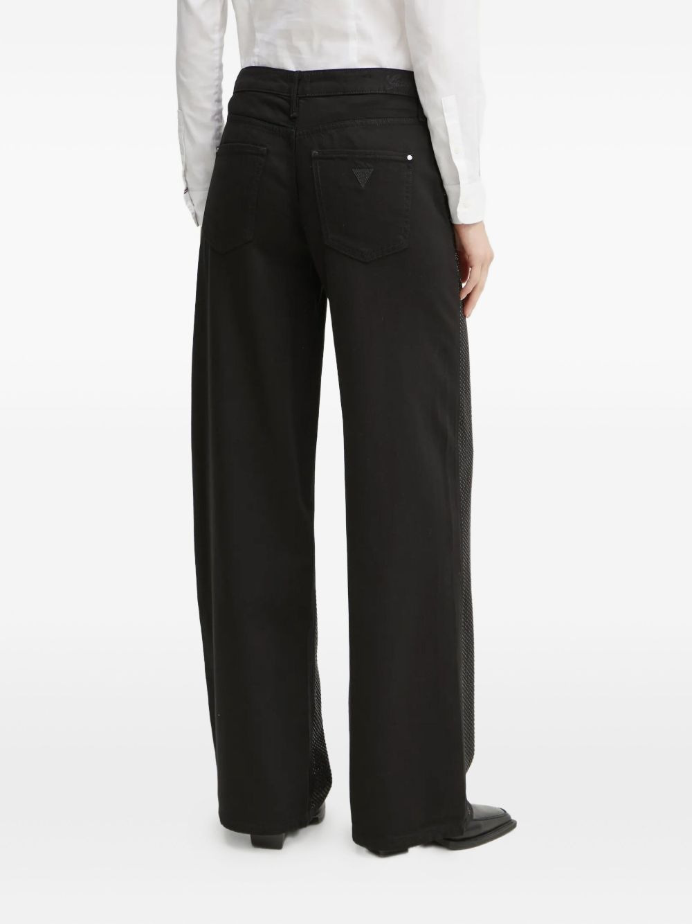 rhinestone-embellished trousers - 3