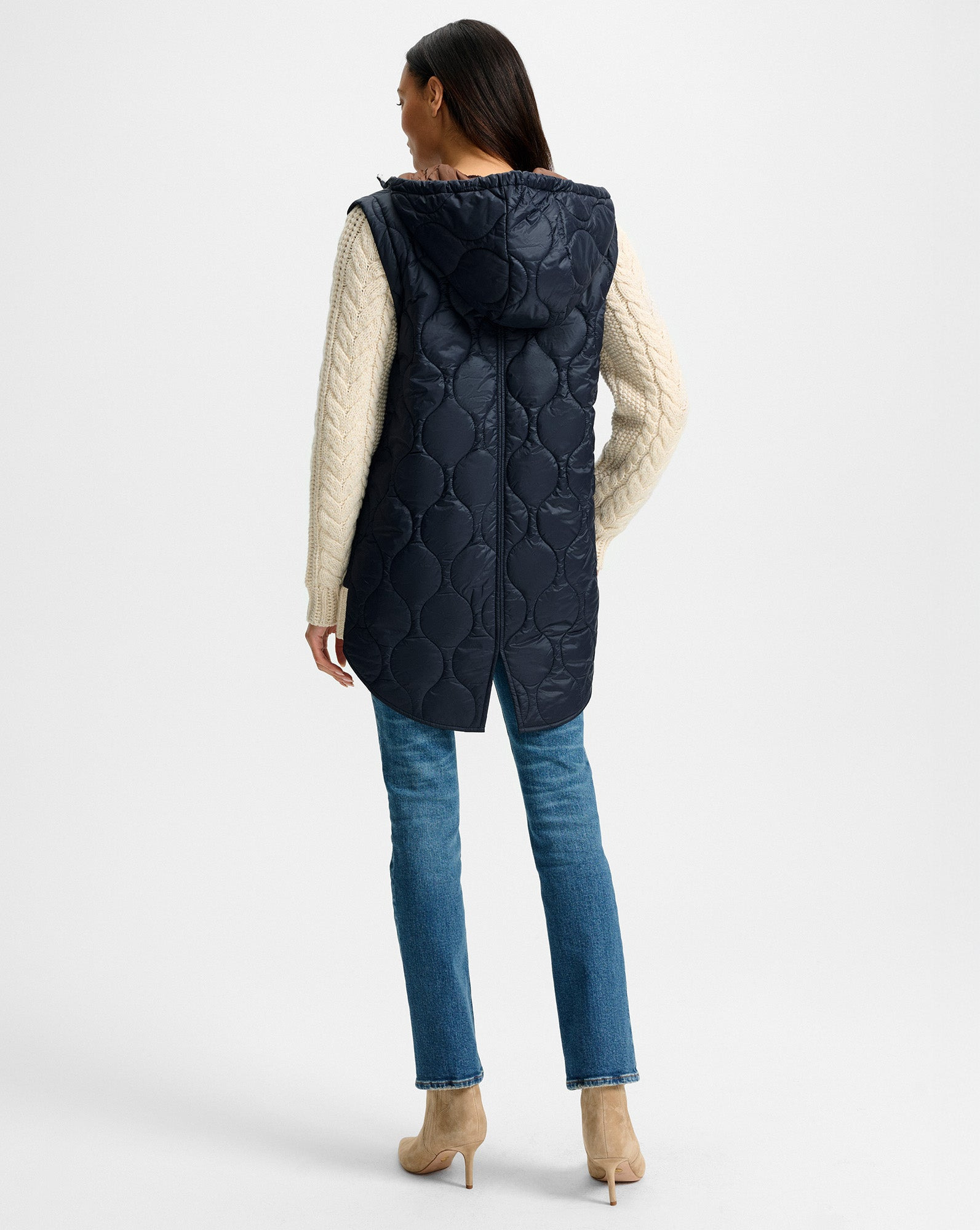 BARROWS KNIT-SLEEVE QUILTED JACKET - 5