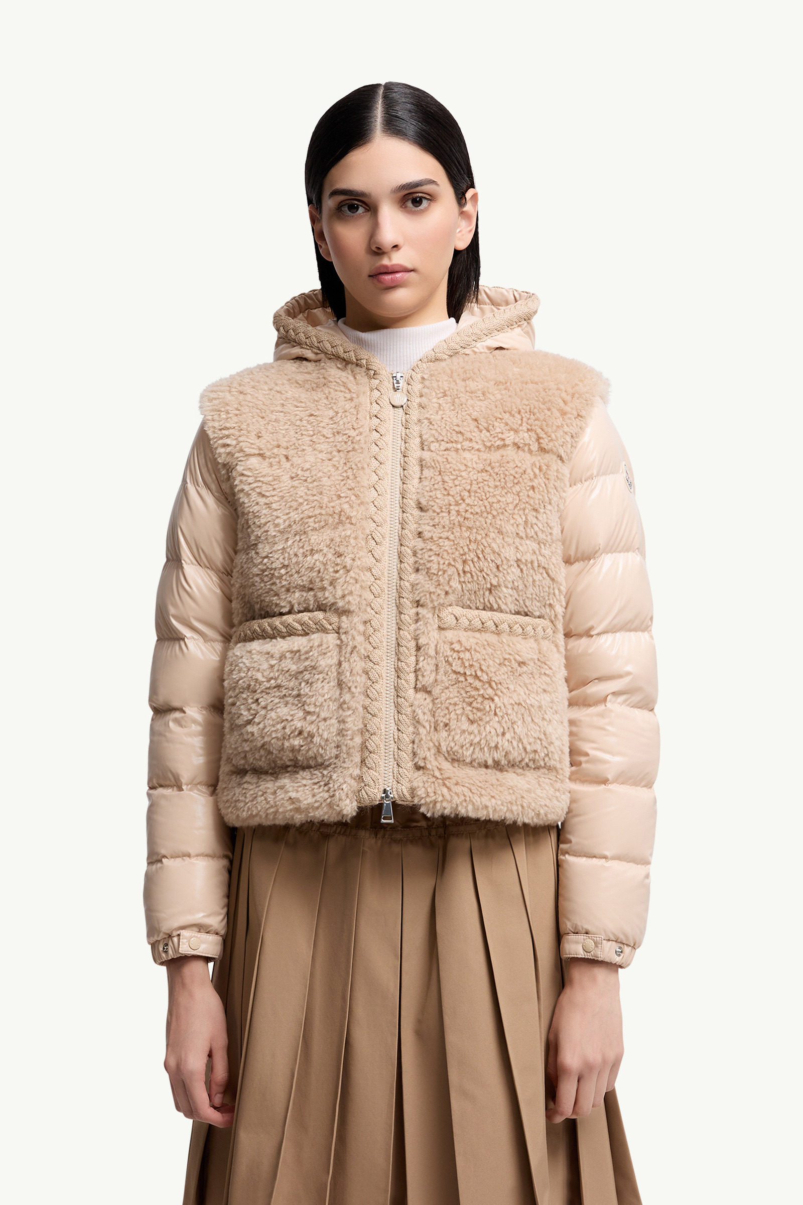 Plantay Hooded Teddy Short Down Jacket - 3