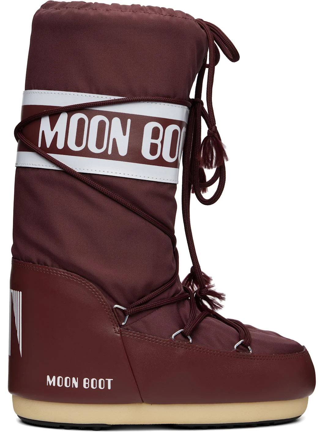 Burgundy Icon Nylon Boots - 1
