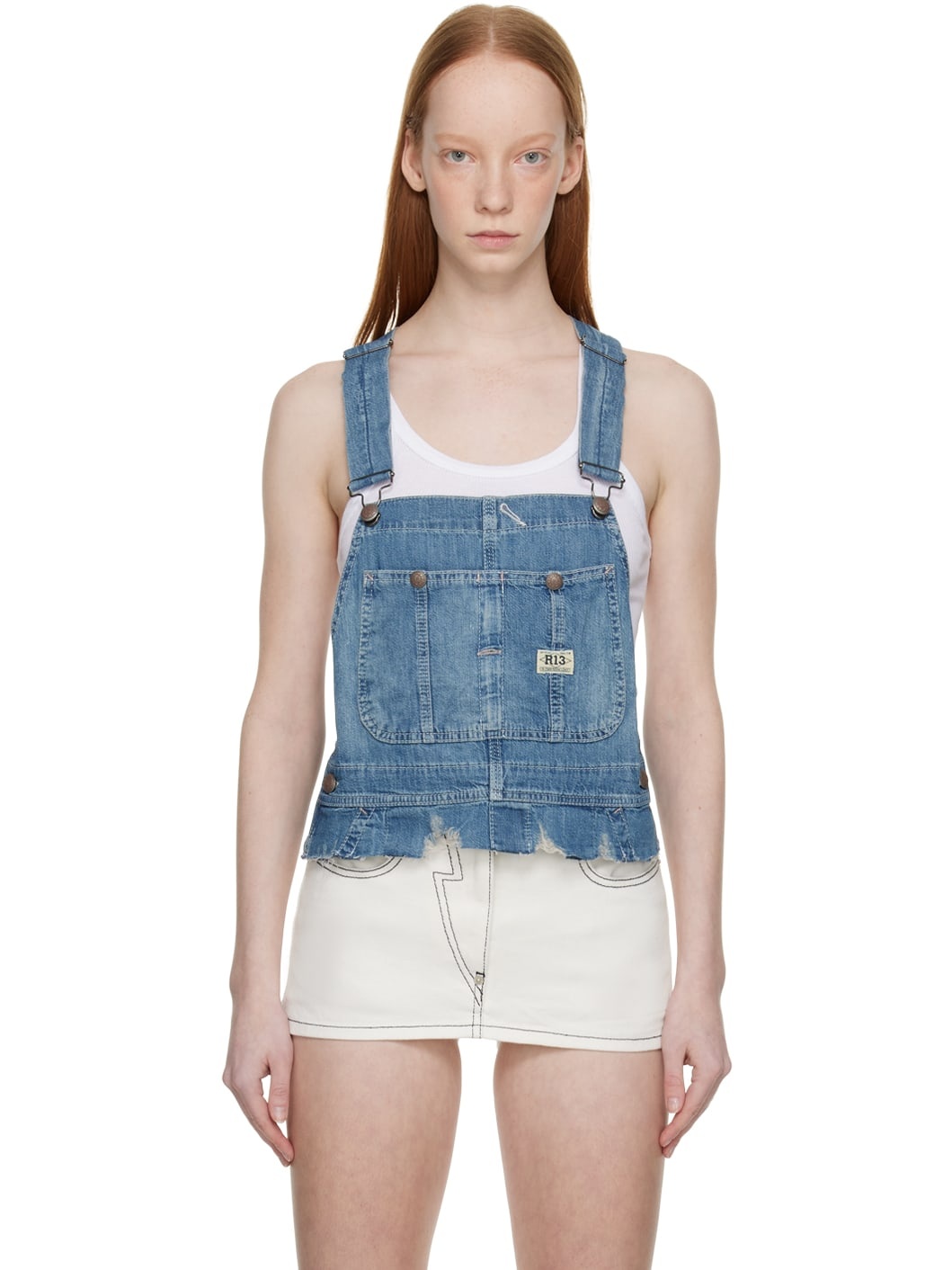 Blue Damon Denim Tank Top - 1