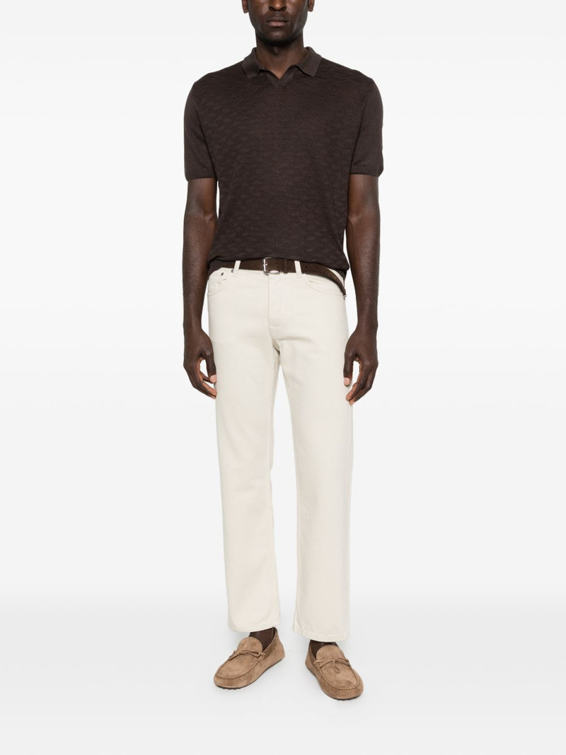 CORNELIANI textured T-shirt outlook