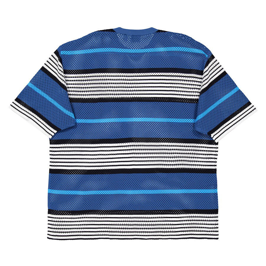 Burberry Openwork Striped Crewneck Oversized T-Shirt - 7