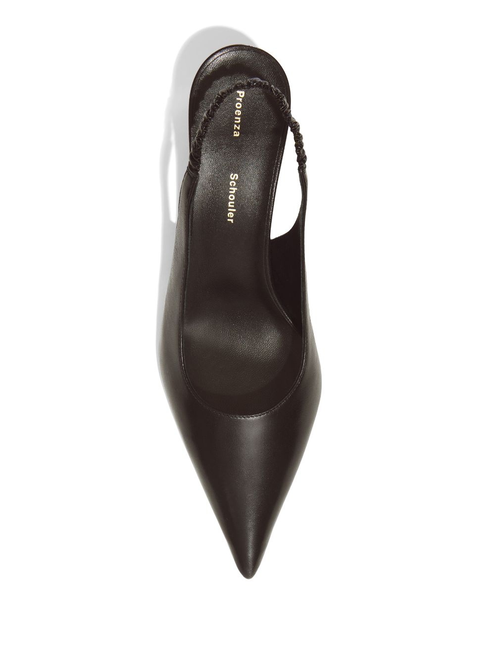 Spike slingback leather pumps - 4