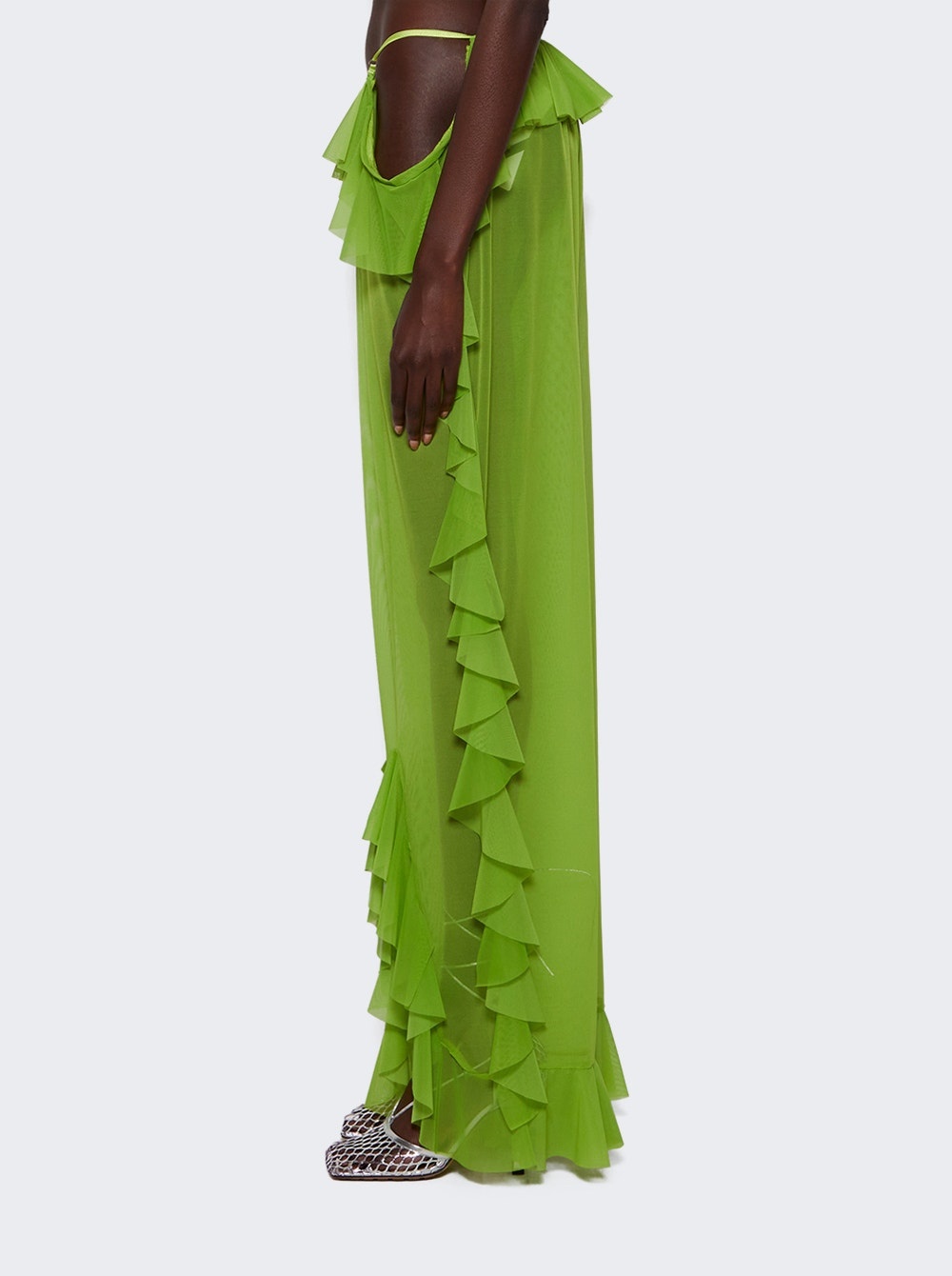 Mermaid Ruffled Pant Pistachio - 4
