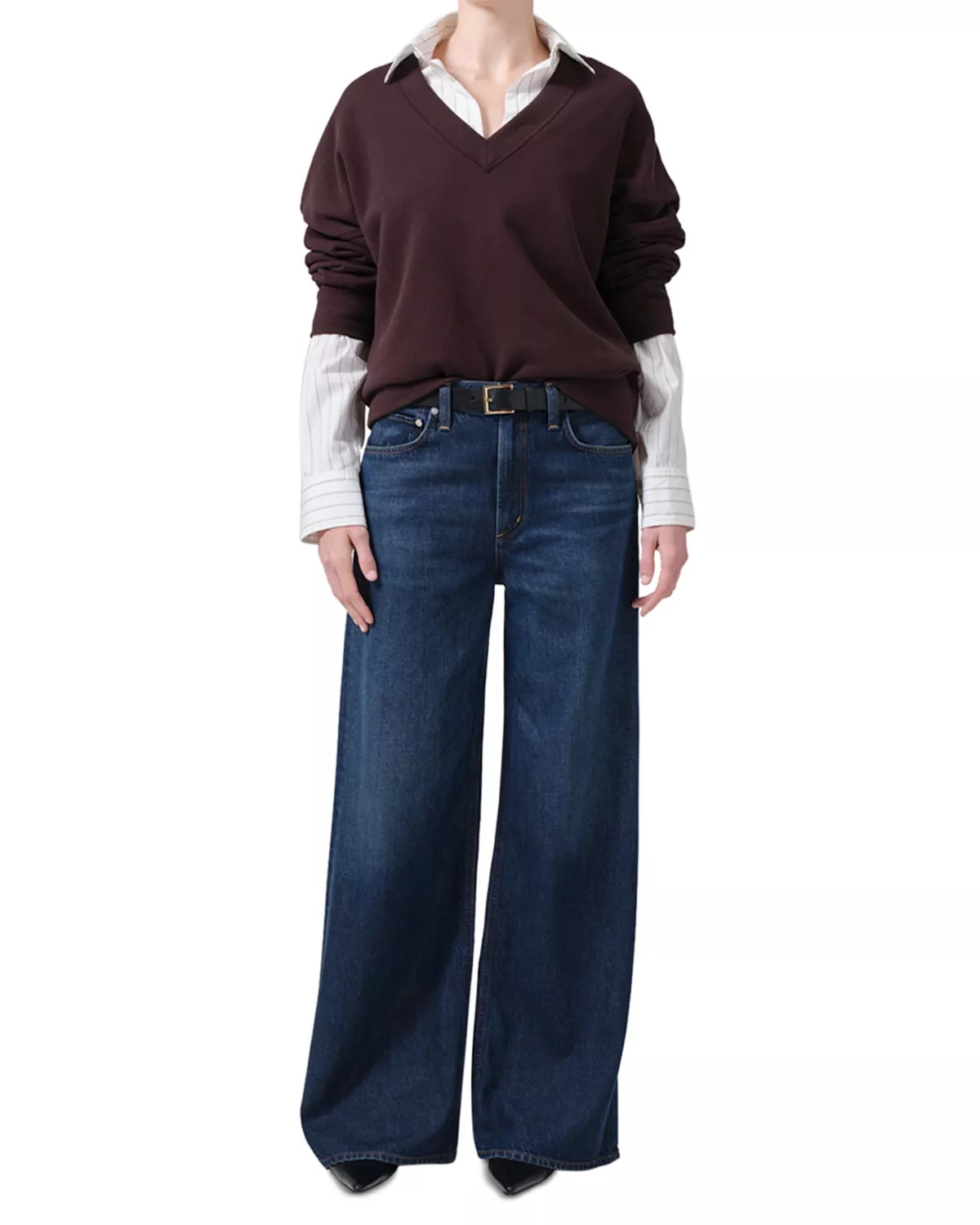 Paloma High Rise Wide Leg Jeans in Gamut - 2