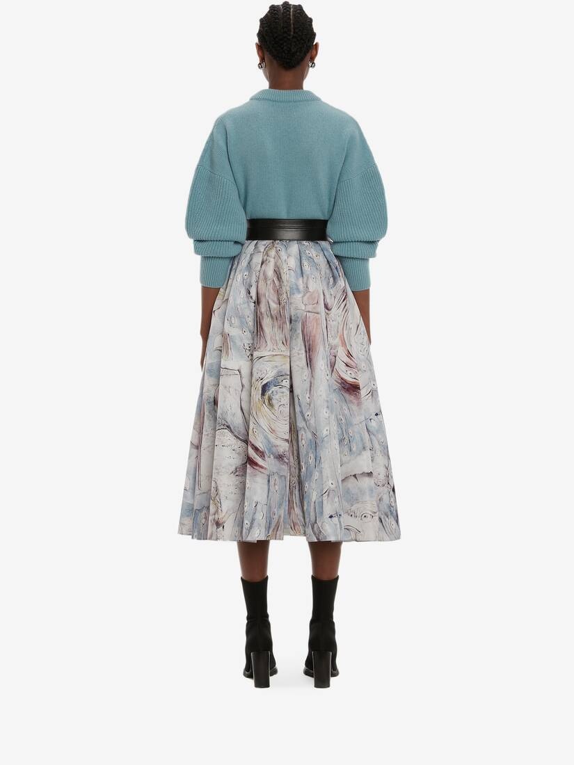 Cocoon Sleeve Jumper in Light Blue - 4