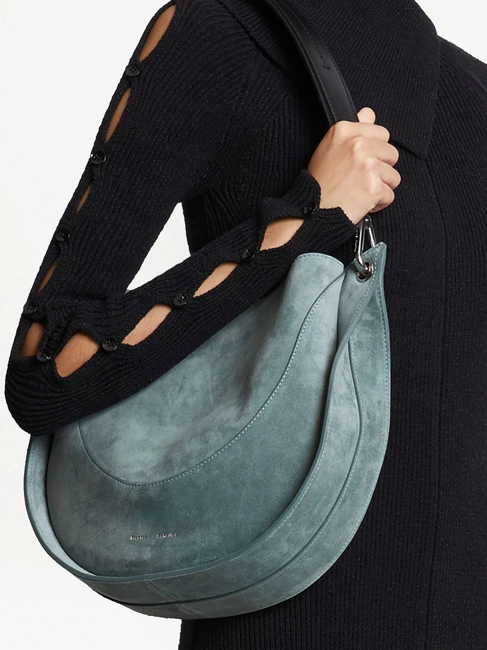 Arch suede shoulder bag - 5