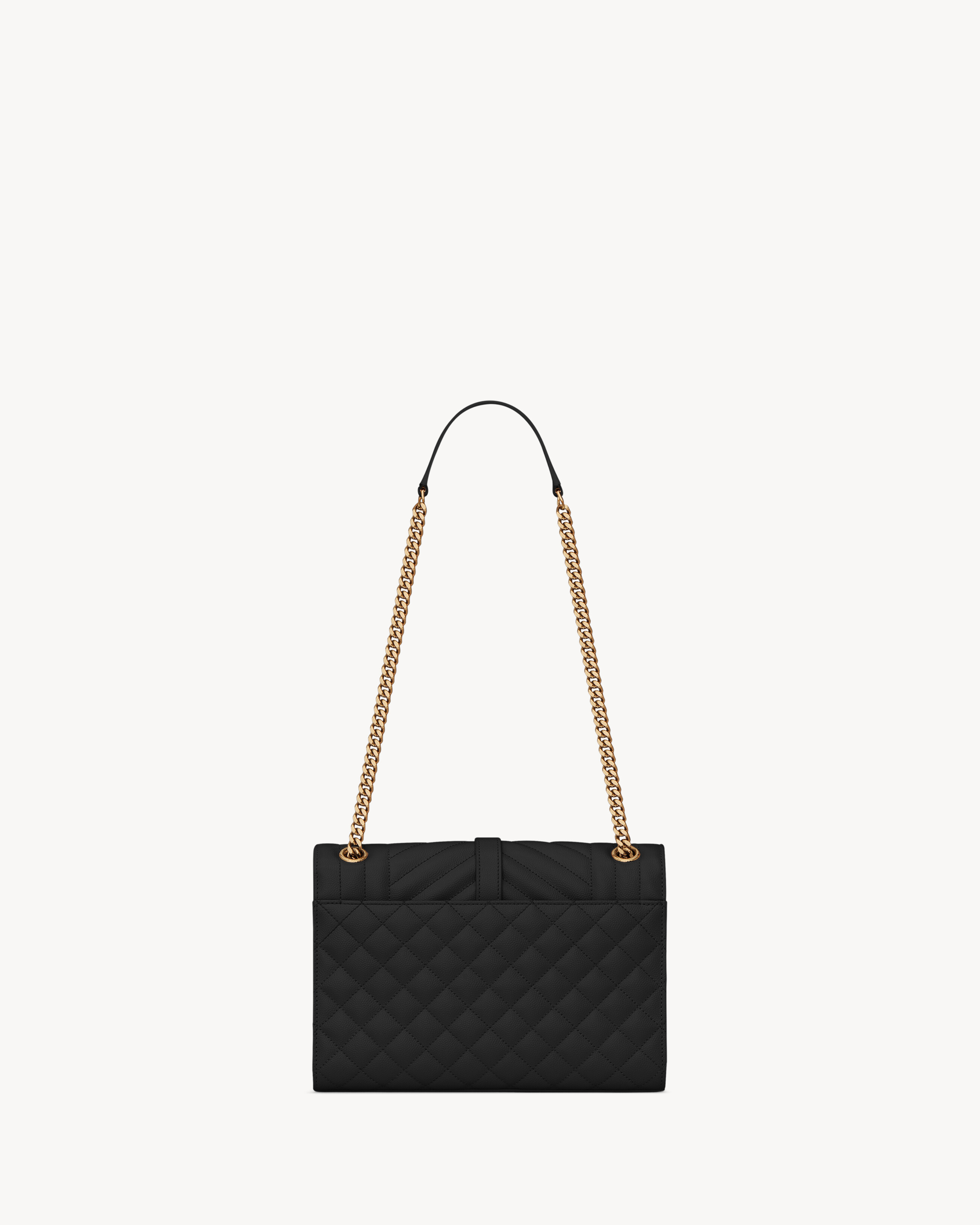 ENVELOPE MEDIUM IN QUILTED GRAIN DE POUDRE EMBOSSED LEATHER - 2