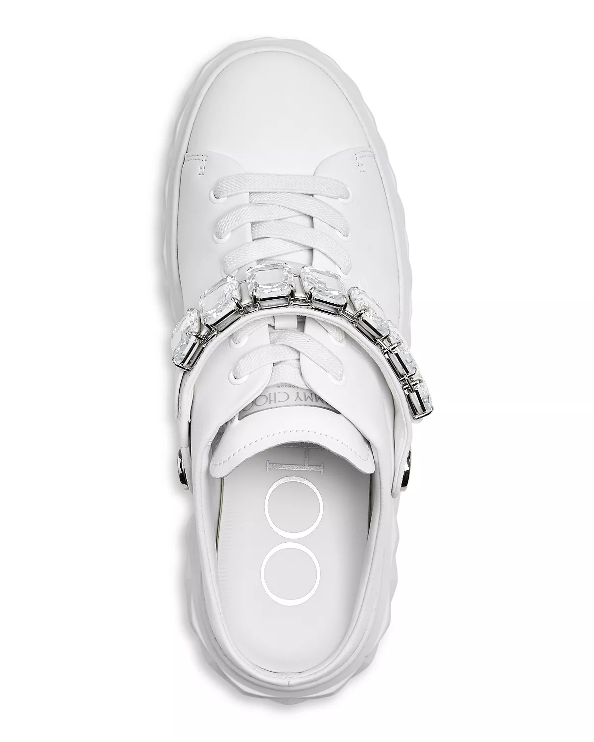 Women's Diamond Embellished Platform Slingback Sneakers - 3