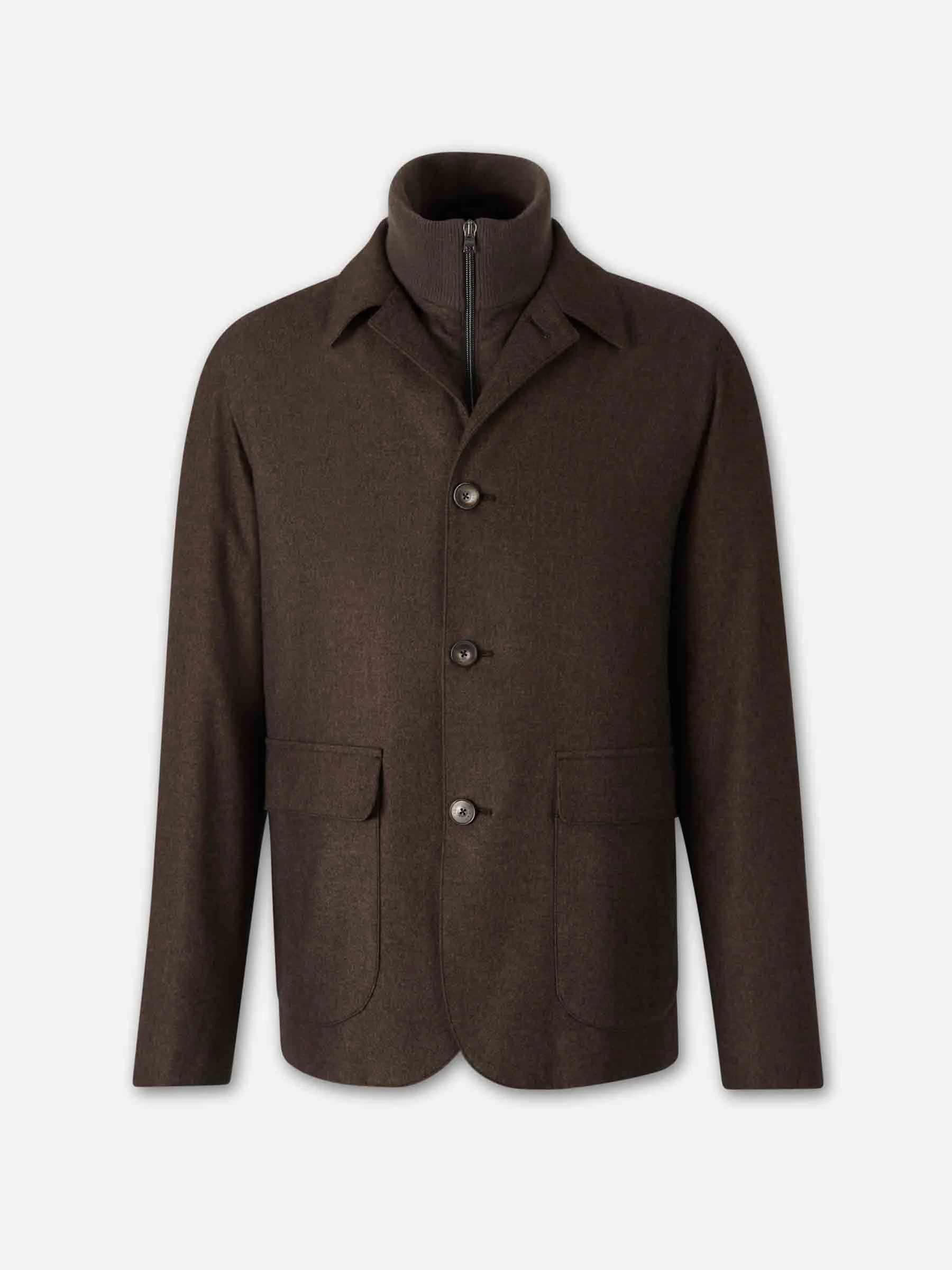 CASHMERE SILK CASUAL JACKET - 1
