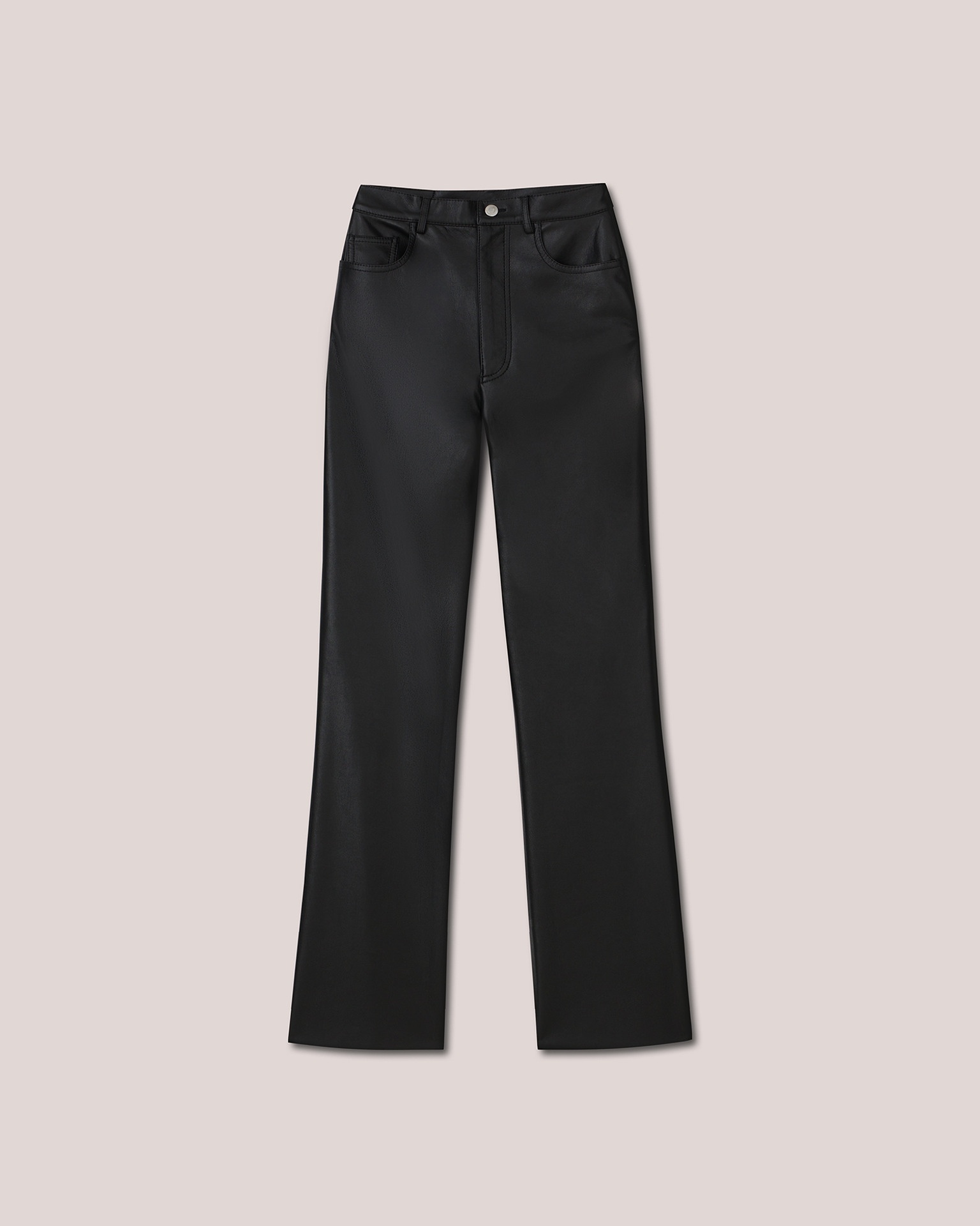 CAMMA - Straight leg trousers - Black - 1