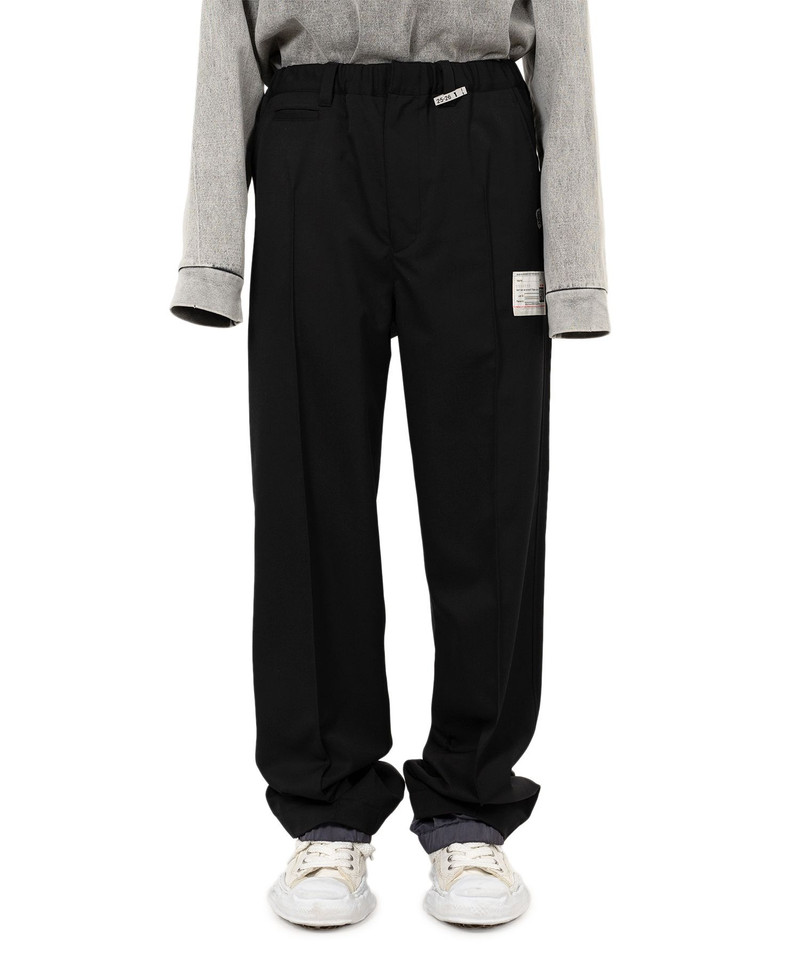 Maison MIHARAYASUHIRO Mix Layered Wool Gabardine Pants outlook