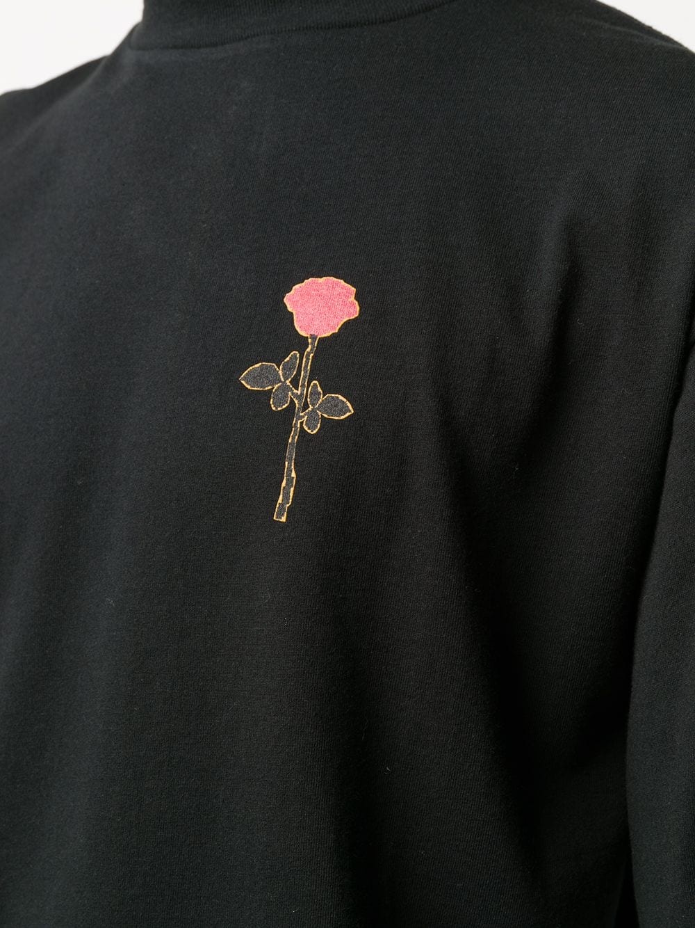 rose detail T-shirt - 5