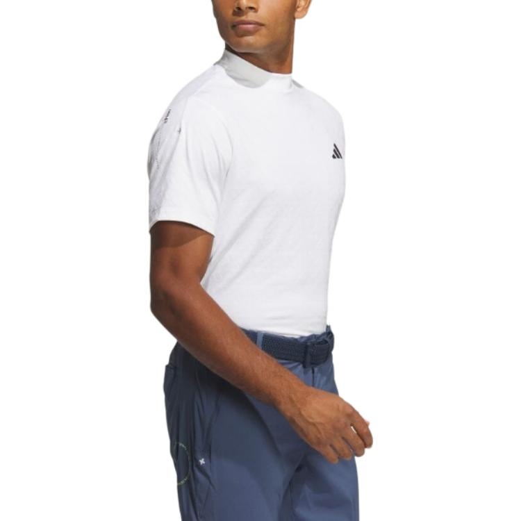 adidas Street Style Plain Logo T-Shirts 'White' IN9059 - 4