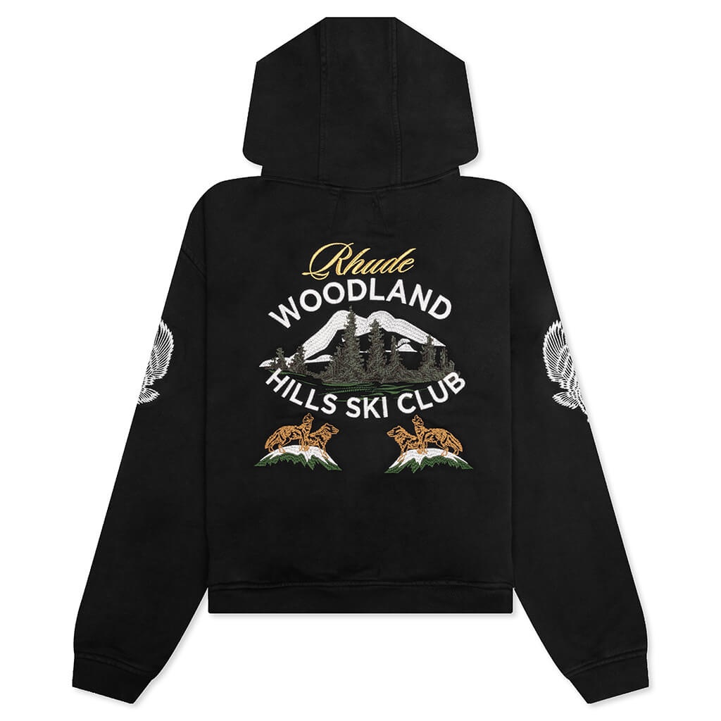 WOODLAND HILLS SKI HOODIE - VTG BLACK - 2