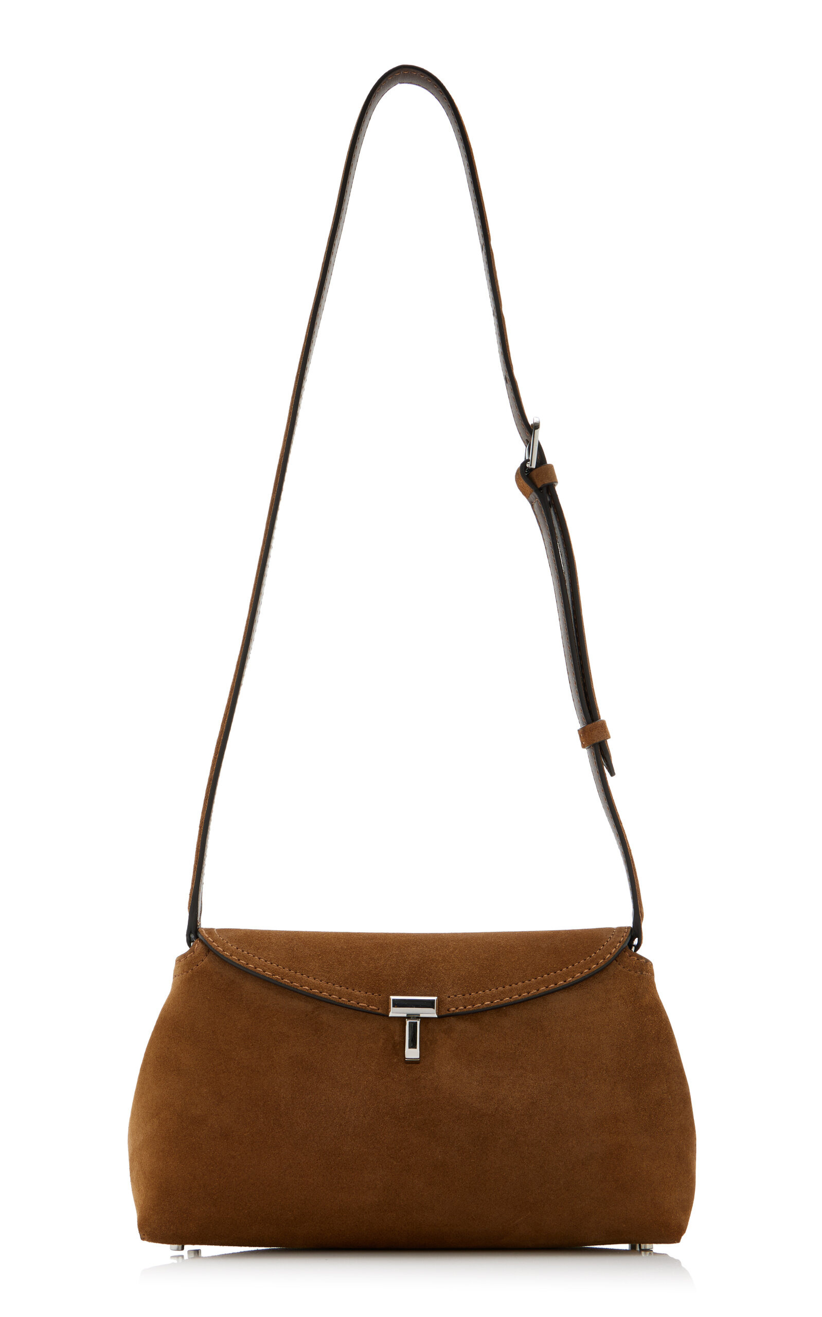 T-lock Suede Clutch brown - 3