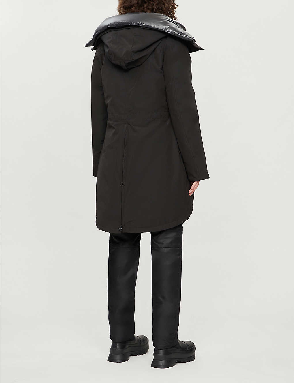 Rossclair shell parka coat - 4