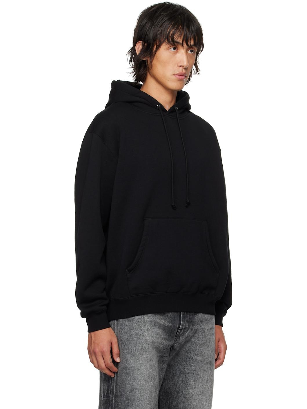 Black Smooth Soft Sweat Hoodie - 2