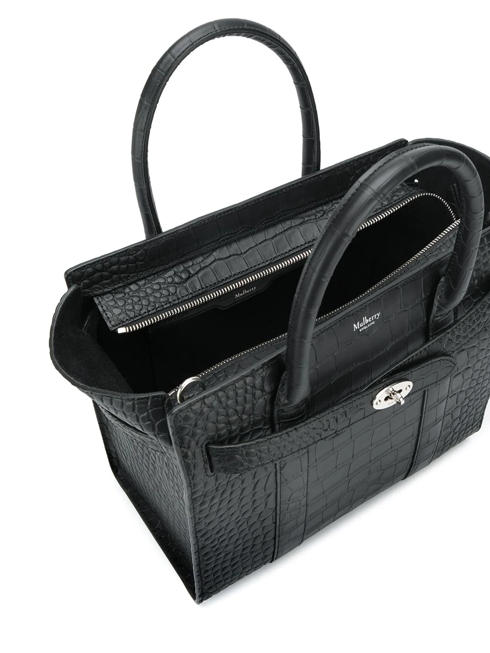 Small Bayswater Crocodile Shoulder bag - 5