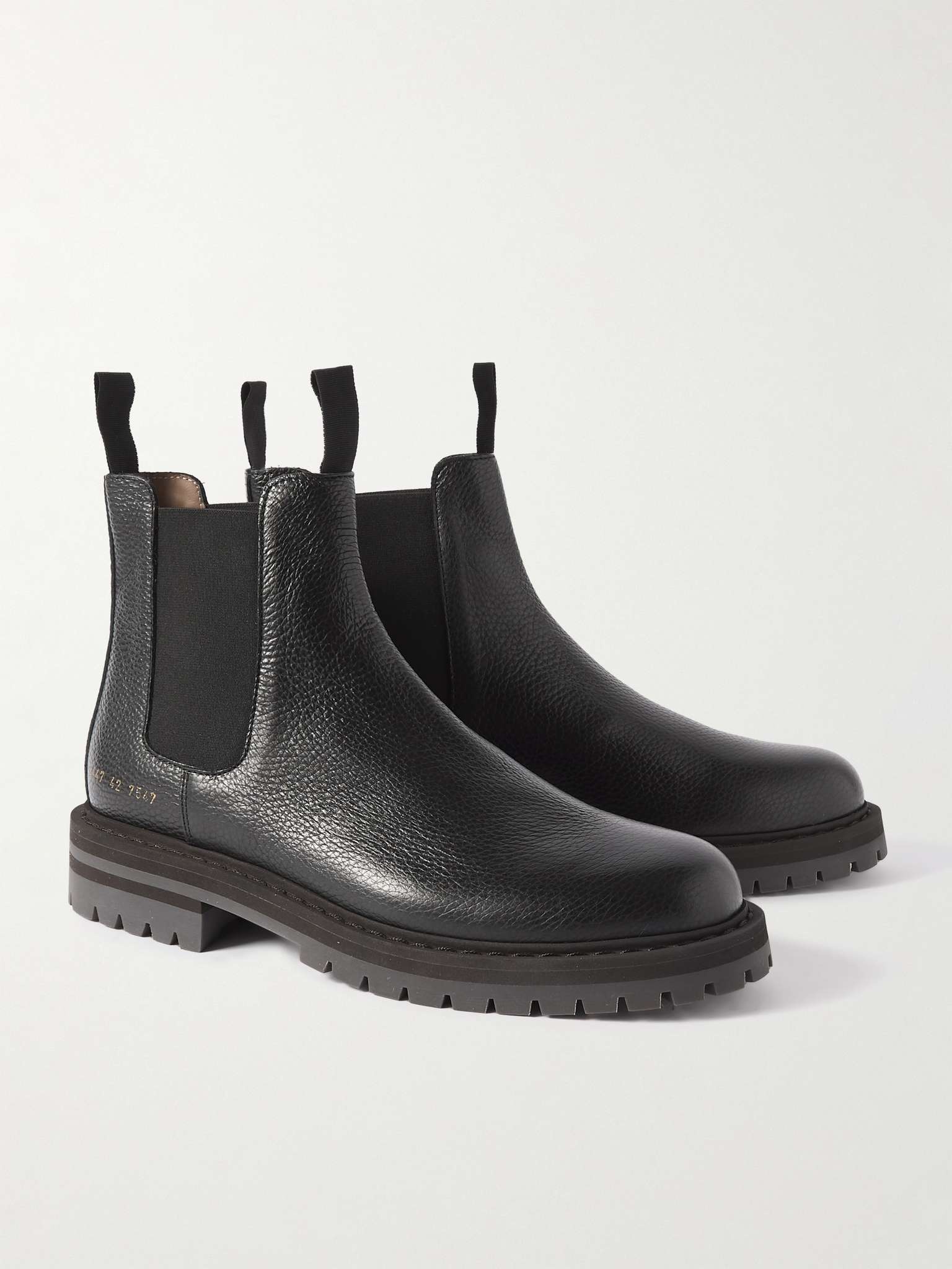 Nappa Leather Chelsea Boots - 4